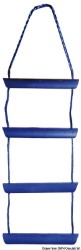 Nylonseil-Strickleiter, blau 4 Polycarbonat-Stufen 